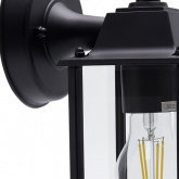 Светильник садово-парковый Санторини Feron PL201 60W E27 230V IP44 черный