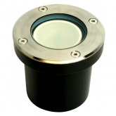 Светильник тротуарный/грунтовый Feron 3732 7W 230V MR16 G5.3/GU5.3 белый круг