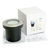 Светильник тротуарный/грунтовый Feron 3732 7W 230V MR16 G5.3/GU5.3 белый круг