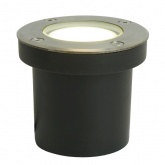 Светильник тротуарный/грунтовый Feron 3732 7W 230V MR16 G5.3/GU5.3 белый круг