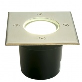 Светильник тротуарный/грунтовый Feron SP3733 IP65 квадрат, с LED лампой MR16 7W 4000K 230V GU5.3