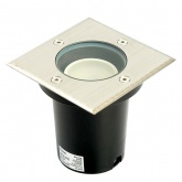 Светильник тротуарный/грунтовый Feron SP3738 IP65 квадрат, с LED лампой MR16 7W 4000K 230V GU10