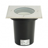 Светильник тротуарный/грунтовый Feron SP3738 IP65 квадрат, с LED лампой MR16 7W 4000K 230V GU10