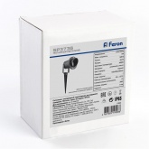 Светильник тротуарный/грунтовый Feron SP3736 MR16 230V GU10 на колышке, с лампой 7W 4000K в комплект