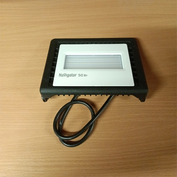 Влагозащищенный LED прожектор Навигатор, мощностью 50 Ватт, нейтральный белый свет