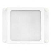 Светильник светодиодный ЭРА домино SPO-651-3-4K-W8 8W 4000K 84x84mm белый, грильято GL15 100х100mm