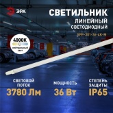 Светильник светодиодный ЭРА SPP-301-36-4K-M 36W 4000K 3780Lm IP65 L1220x39x31mm линейный, матовый