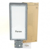 Консольный светодиодный светильник Feron SP3034 80W 6400K 230V серый IP65 d40-50mm