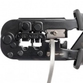 Пресс-клещи КВТ для RJ разъемов JT-02T Профи для RJ-45, RJ-12, RJ-11 c тестером витой пары