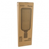 Консольный светодиодный светильник Feron SP3050 125LED 100W 5000K 230V серый IP65 d48-60mm