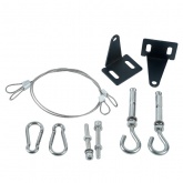 Светильник складской Feron AL1170 100W 120/90гр IP65 230V черный используются OSRAM LED 575х110х66мм