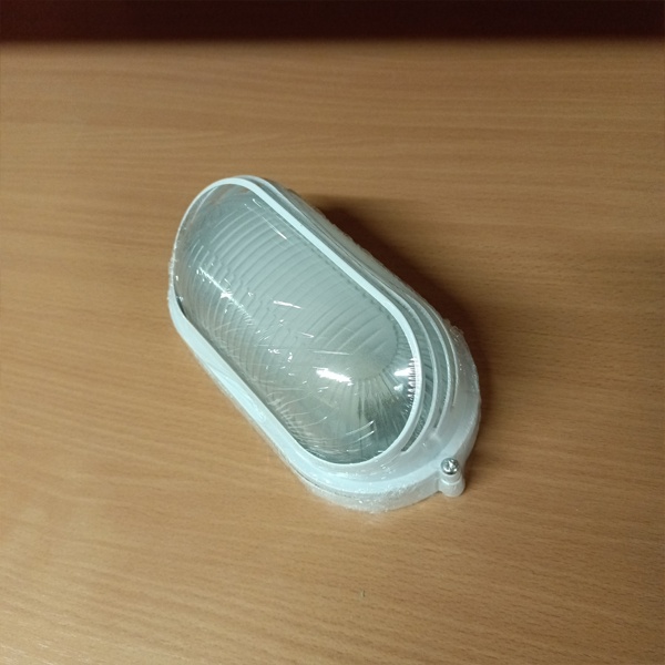 Термостойкий, влагозащищенный светильник для бани и сауны, под лампу с цоколем E27 максимальной мощностью 60 Ватт, НПБ1407 ТДМ, цвет корпуса белый