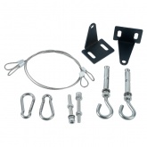 Светильник складской Feron AL1170 200W 120/90гр IP65 230V черный используются OSRAM LED 855х110х66мм