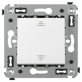 Выключатель одноклавишный в стену DKC Avanti, белое облако