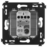 Выключатель одноклавишный в стену DKC Avanti, белое облако