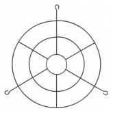Защитная металлическая решетка ЭРА SPP-AC8-402-150 для светильников SPP-402 мощностью 150W
