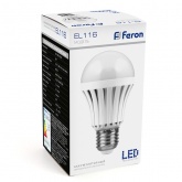 Лампа аккумуляторная Feron EL116 A60 5W 6500K Е27 AC/DC 400Lm Li-Ion аккумулятор 3,7V 1200mAh 3ч