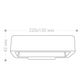 Светильник светодиодный уличный настенный Feron DH011 5W 4000K 230V 350Lm IP54 черный
