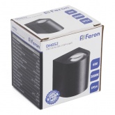 Светильник светодиодный уличный настенный Feron DH052 6W 3000K 230V 400Lm IP54 черный