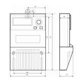 Электросчетчик Меркурий 230 ART-03 PQRSIDN 3*230/400В 5(7,5)А 0,5S/1.0 многотарифный ЖКИ IrDA RS485