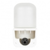 Светильник для бани ЭРА НББ 02-60-003 керамика/стекло угловой max 60W E27 IP54 белый 150x110x85mm