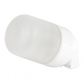 Светильник для бани ЭРА НББ 02-60-002 керамика/стекло наклонный max 60W E27 IP54 белый 150x90x85mm