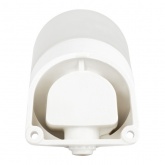 Светильник для бани ЭРА НББ 02-60-002 керамика/стекло наклонный max 60W E27 IP54 белый 150x90x85mm