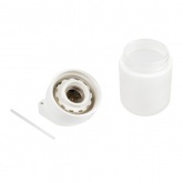 Светильник для бани ЭРА НББ 02-60-002 керамика/стекло наклонный max 60W E27 IP54 белый 150x90x85mm