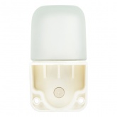 Светильник для бани и сауны ЭРА НББ 01-60-003 полиамид/стекло, под лампу 60W с цоколем Е27 белый