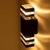 Настенный светильник ЭРА Астрея GBW-101-BL-0310 max 30W 230V 2хЕ27 IP54 310х110x95mm