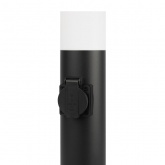 Светильник уличный садово-парковый ЭРА Беллона GBF-103-1-BL-0450 230V E27 IP54 черный с розеткой