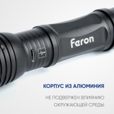 Фонарь переносной Feron TH2401 с аккумулятором USB ZOOM