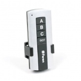 Выключатель Feron TM76 с пультом радиоуправления 3-х канальный 1000W 230V 30м черное серебро