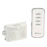 Выключатель Feron TM74 с пультом радиоуправления 4-х канальный 1000W 230V 30м белый