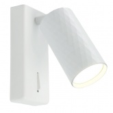 Светильник настенный Feron ML1880 35W 230V GU10 белый, алюминий, IP20 55x55x140mm