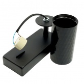 Светильник настенный Feron ML1880 35W 230V GU10 черный, алюминий, IP20 55x55x140mm