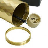 Светильник настенный Feron ML1880 35W 230V GU10 золото и черный, алюминий, IP20 55x55x140mm