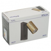 Светильник настенный Feron ML1880 35W 230V GU10 золото и черный, алюминий, IP20 55x55x140mm