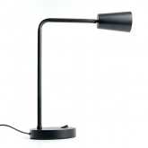 Светильник настольный Feron DE185 под лампу GU10 max 35W 230V черный