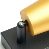 Светильник настенный Feron ML1850 35W 230V GU10 золото и черный, алюминий, IP20 65x60x140mm