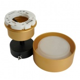 Светильник настенный Feron HL3670 12W 230V GX53 золото, алюминий, IP20 110x70x138mm