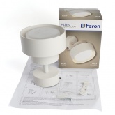 Светильник настенный Feron HL3670 12W 230V GX53 белый, алюминий, IP20 110x70x138mm