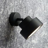 Светильник настенный Feron HL3670 12W 230V GX53 черный, алюминий, IP20 110x70x138mm