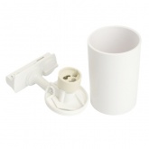 Светильник трековый Feron AL142 под лампу MR16 15W 230V GU10 однофазный белый D60*H140