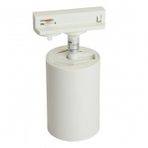 Светильник трековый Feron AL142 под лампу MR16 15W 230V GU10 однофазный белый D60*H140