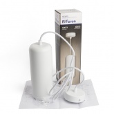 Светильник потолочный на подвесе Feron HL3658 GX53 max 12W 230V белый D80*H220