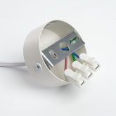 Светильник потолочный на подвесе Feron ML1748 MR16 max 35W 230V GU10 белый D60*H280