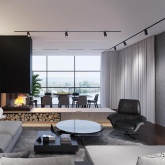 Трековый светодиодный светильник AL103 TrueColor 30W 4000K 2700Lm 35° однофазный, черный