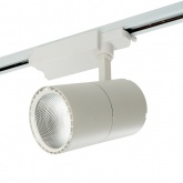 Трековый светодиодный светильник AL103 TrueColor 40W 4000K 3600Lm 35° однофазный, белый