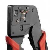 Пресс-клещи КВТ для RJ разъемов JT-05 Кримпер с 2 встроенными модулями для обжима RJ-45 RJ-12 RJ-11